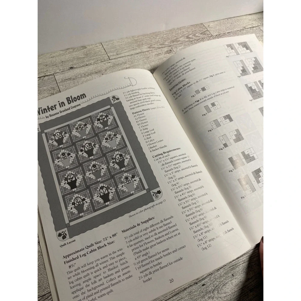 Learn To Make Quilts with Flannel Fabric Terry Johnson-Huhta 1999‎ Patterns 4180